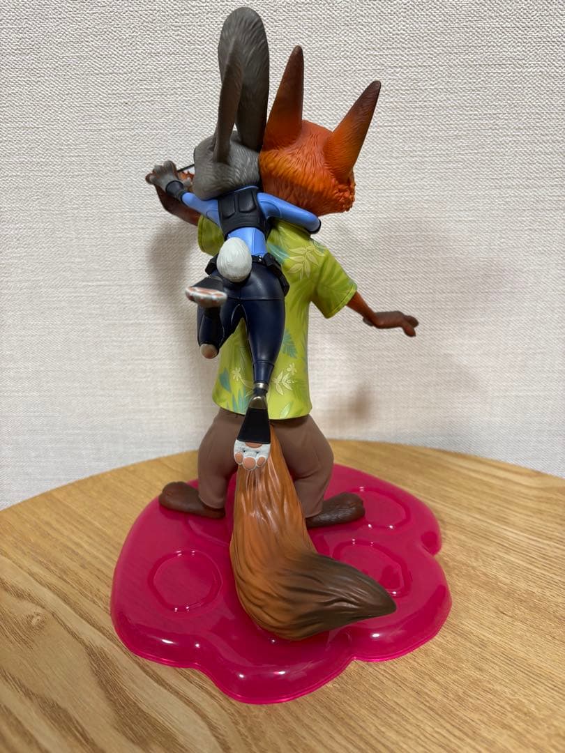 Happyくじ　ズートピア A賞 ニック&ジュディ　セルフィーフィギュア