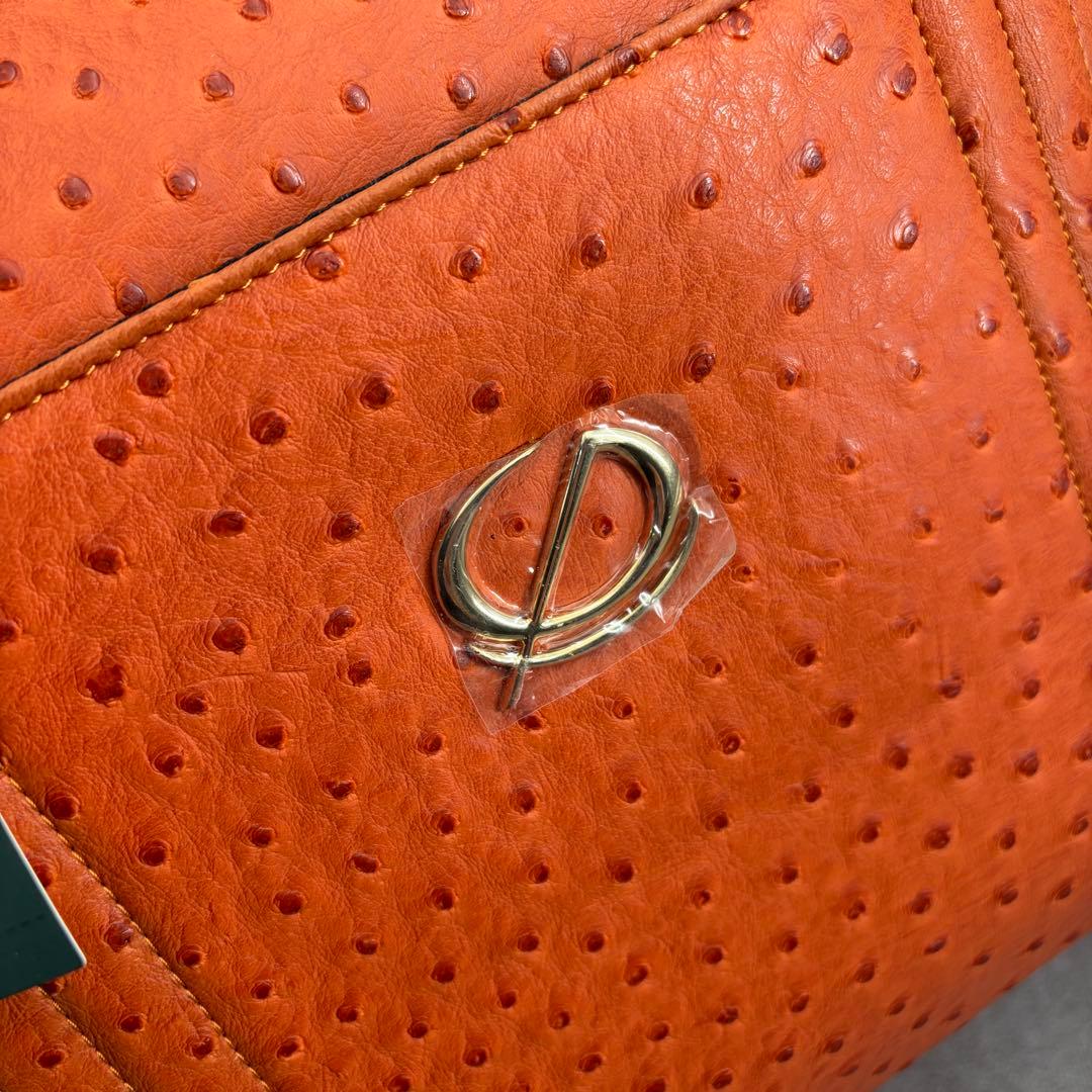 【未使用/タグ付き】ブリヂストン ファイズ オーストリッチ調 ボストンバッグ