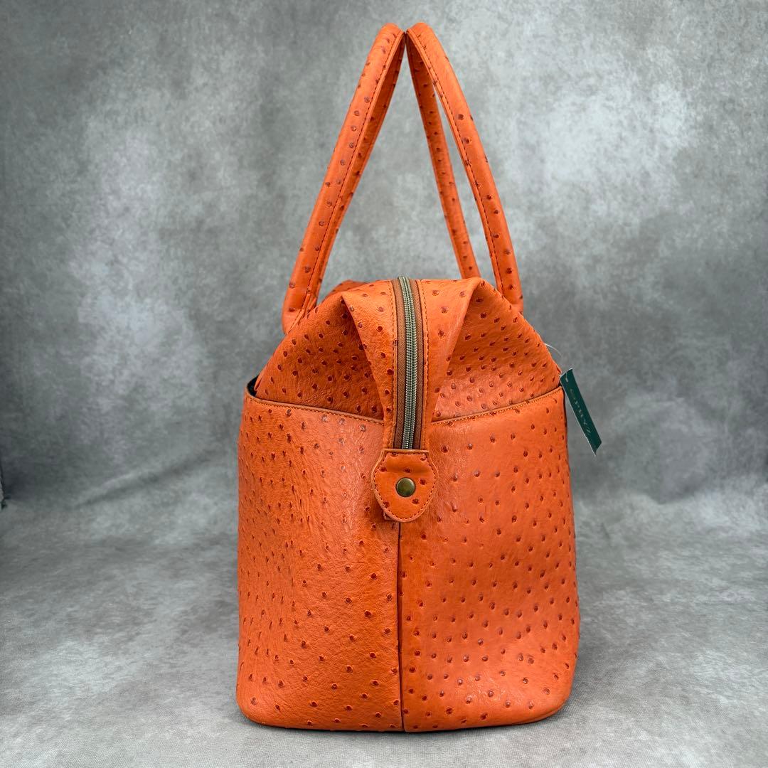 【未使用/タグ付き】ブリヂストン ファイズ オーストリッチ調 ボストンバッグ