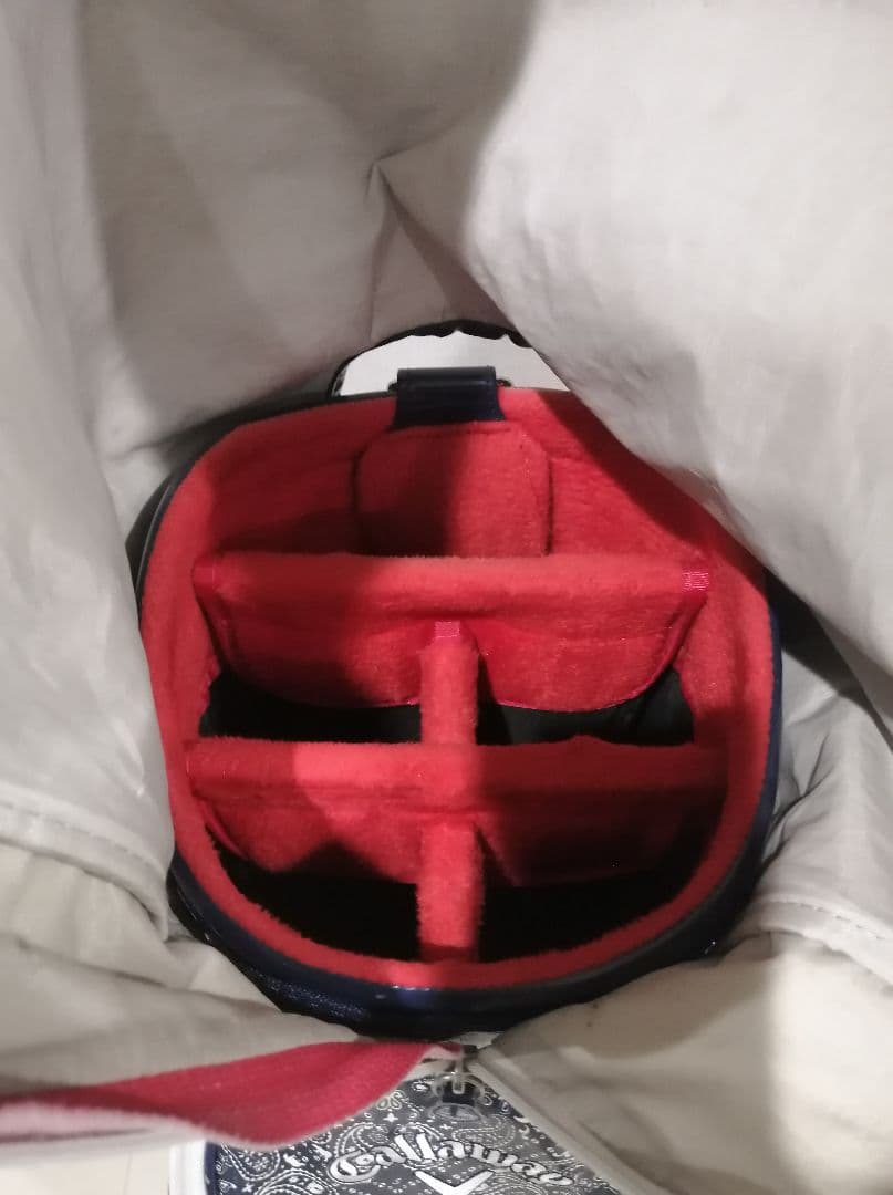 Callaway キャディバッグ ネイビー バンダナ柄