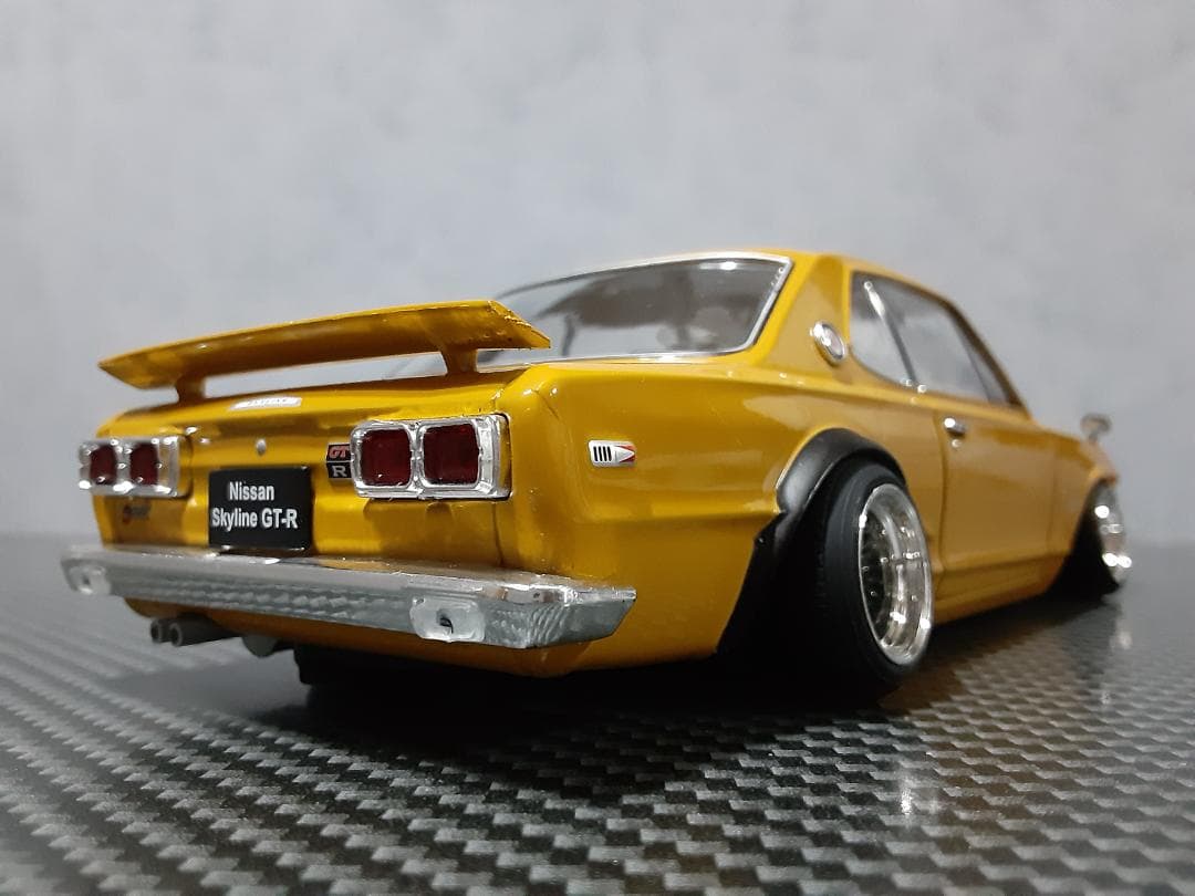 Hachette 1/24 日産 箱スカ GT-R カスタム改 サファリ