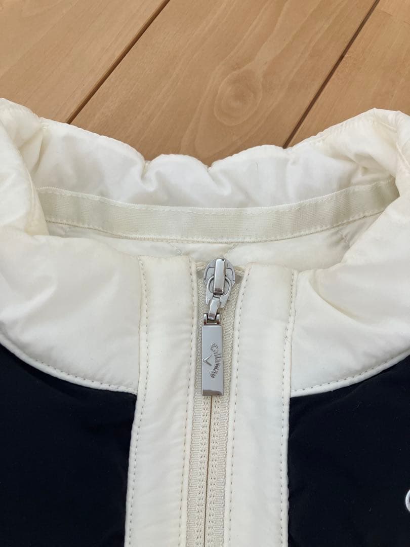 キャロウェイ　レディース　ロングベスト　ダウンベスト　中綿ベスト　ホワイト　白