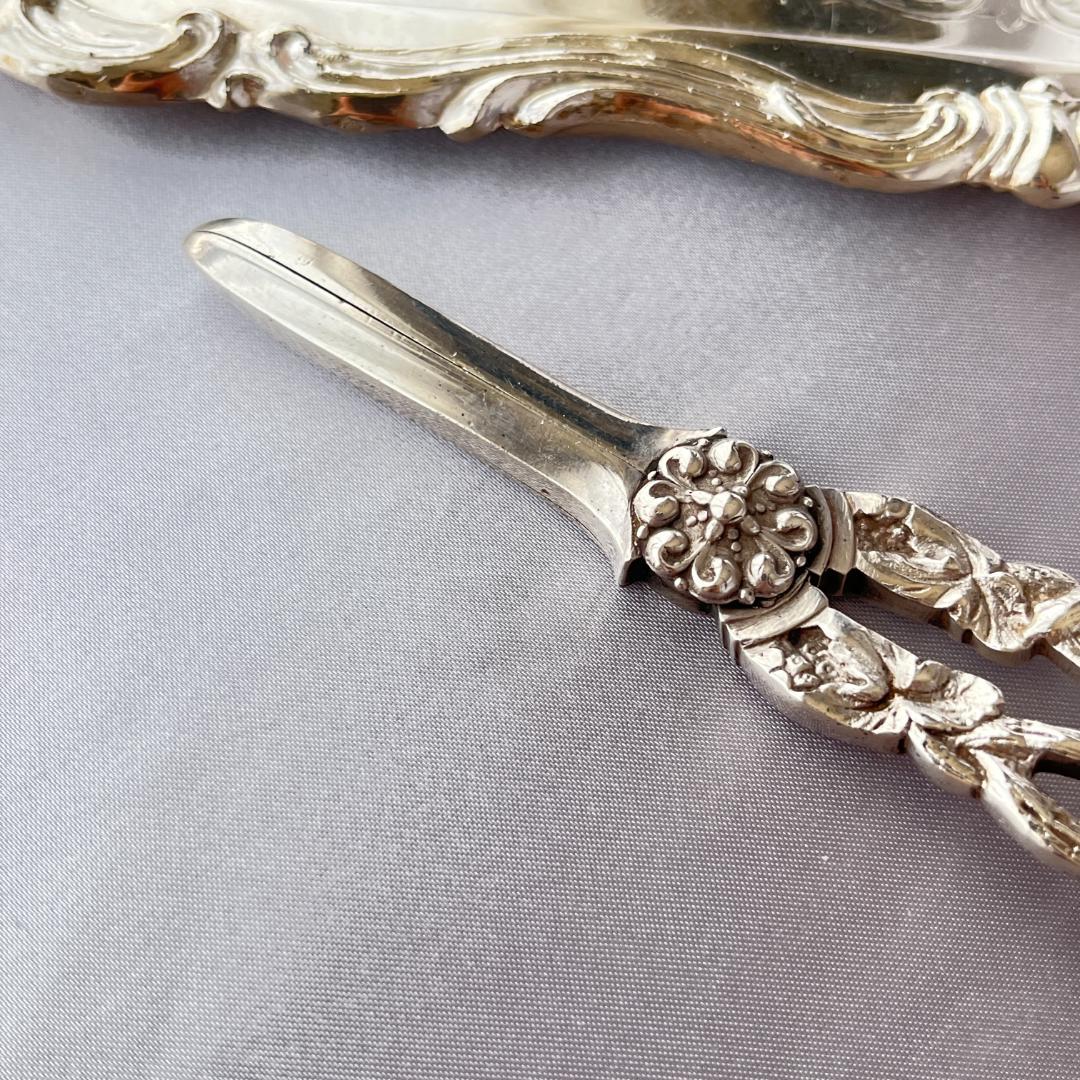 【英国】 グレープシザー / 葡萄鋏【シルバープレート】