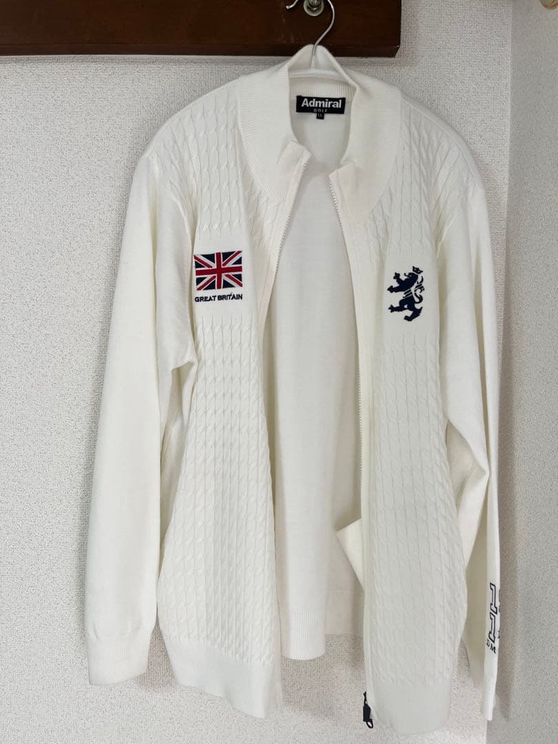 Admiral ゴルフジャケット LL ホワイト