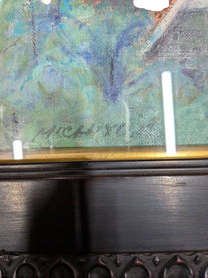 Michele 作 「協会の塔」印象派風 絵画