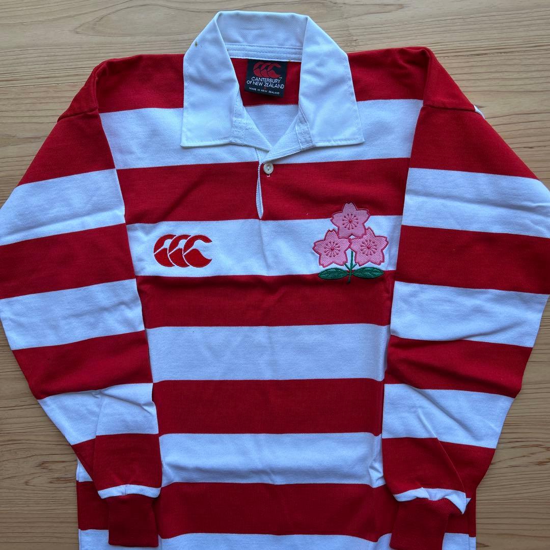 ラグビー日本代表 レプリカジャージ カンタベリー製 桜エンブレム入り