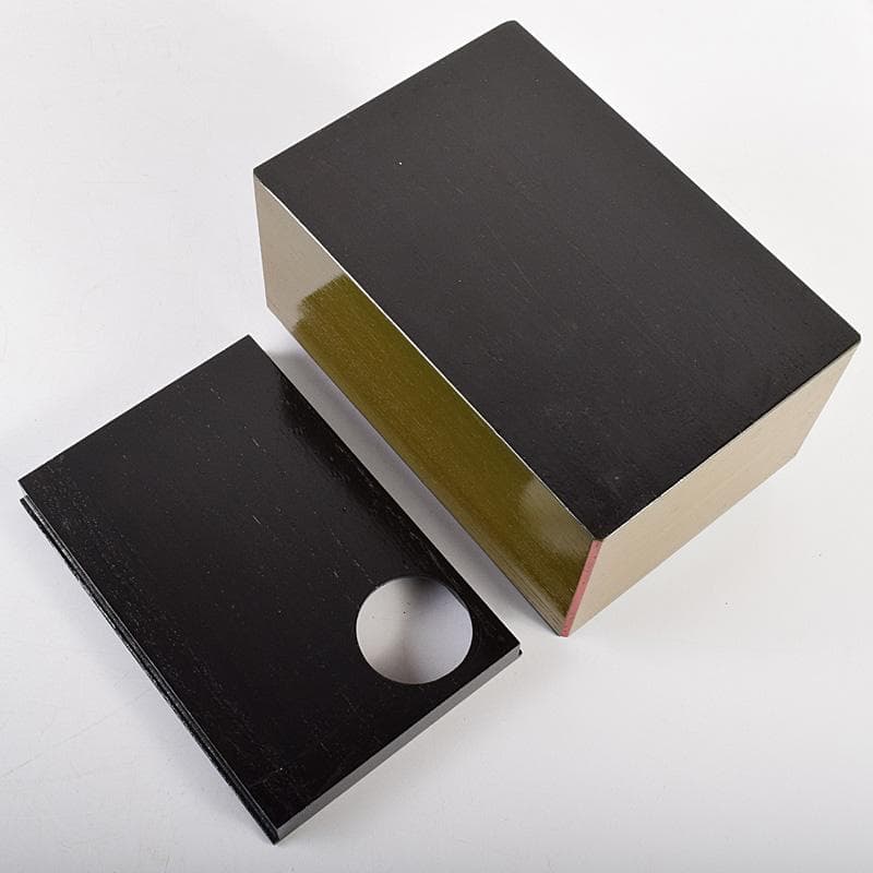 茶道具　面朱茶箱　京焼　山川巖作　茶碗　独楽棗など　九点一式　V　R8493