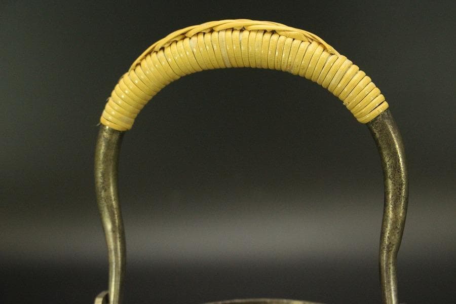 燻銀 銅製 水注 瓶 茶道具(ZE481)