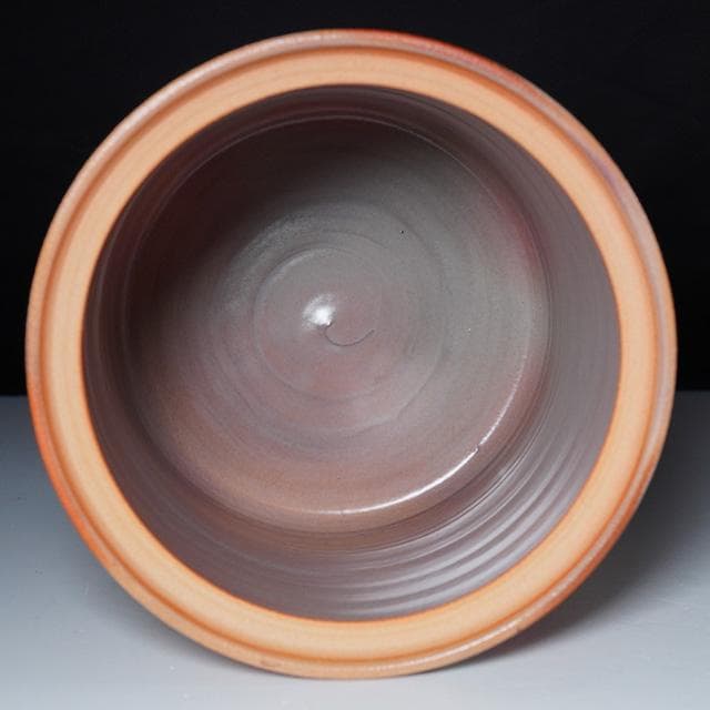 大和努　萩彩色水指　共箱　茶道具