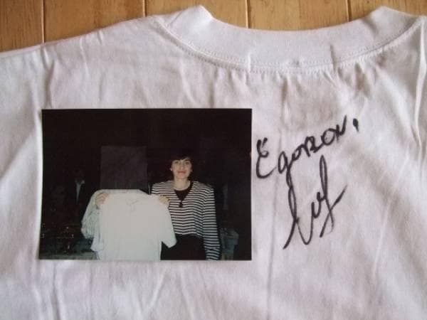 「ロサ・モタ　ワレンティナ・ミハイロヴナ・エゴロワ　直筆　Ｔシャツ」