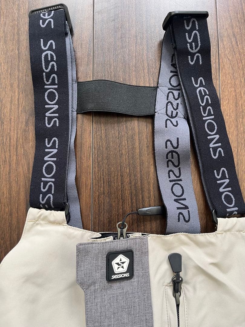スノボー　SESSIONS ビブパンツ　M