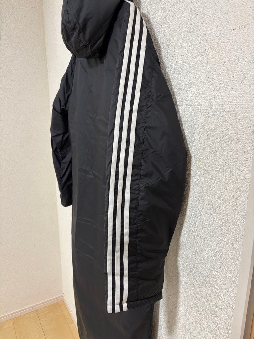adidas ブラック ベンチコート Mサイズ KSA20