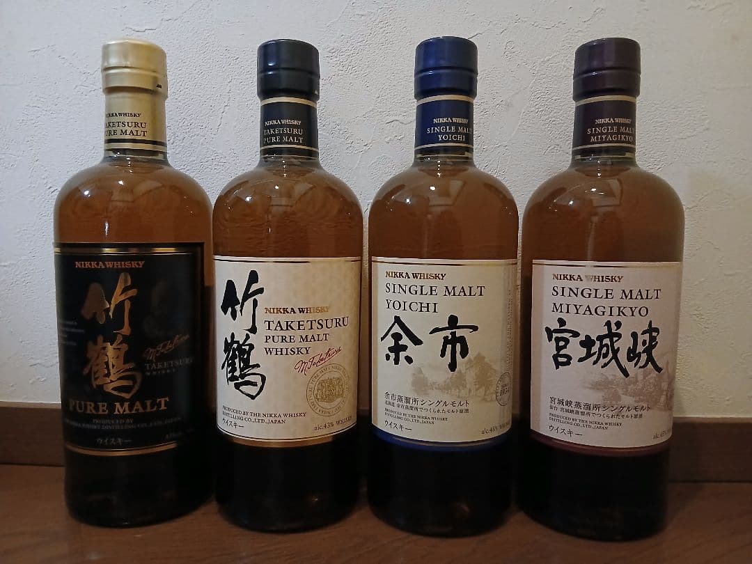 NIKKA WHISKY 竹鶴・余市・宮城峡 セット