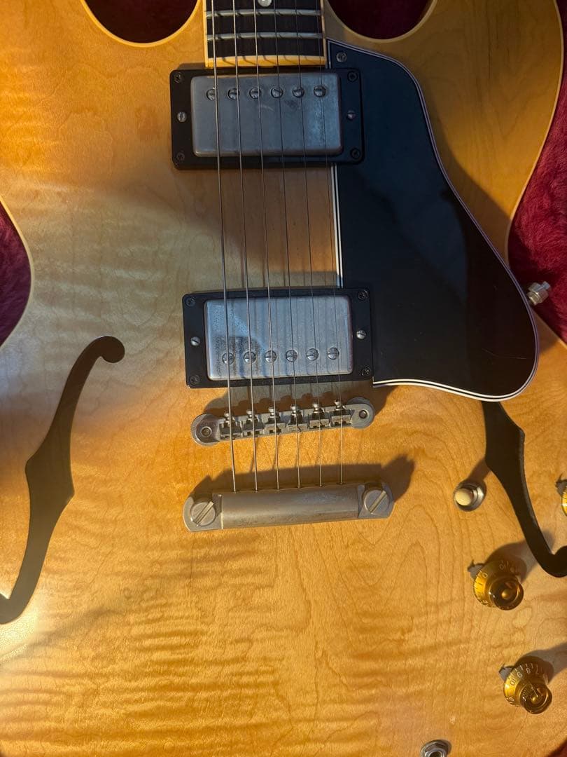 Gibson ES-335 Natural figured top 1／25まで