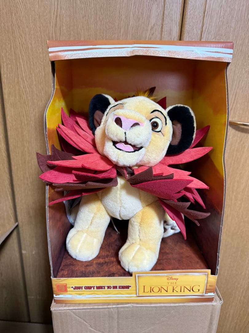 日本未発売　リミテッドエディション ライオンキング　シンバ ぬいぐるみ　新品