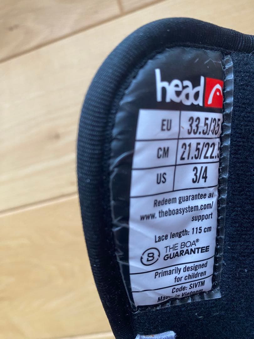 head スノーボードブーツ ジュニア　21.5/22.5