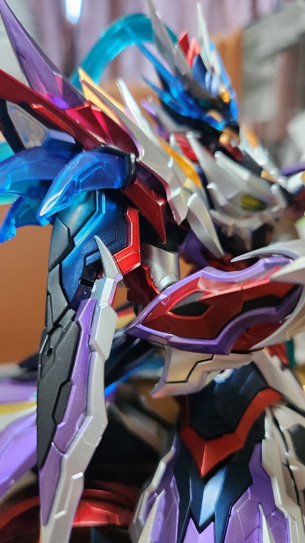 摩動核趙雲　全塗装完成品　呂布イメージ塗装