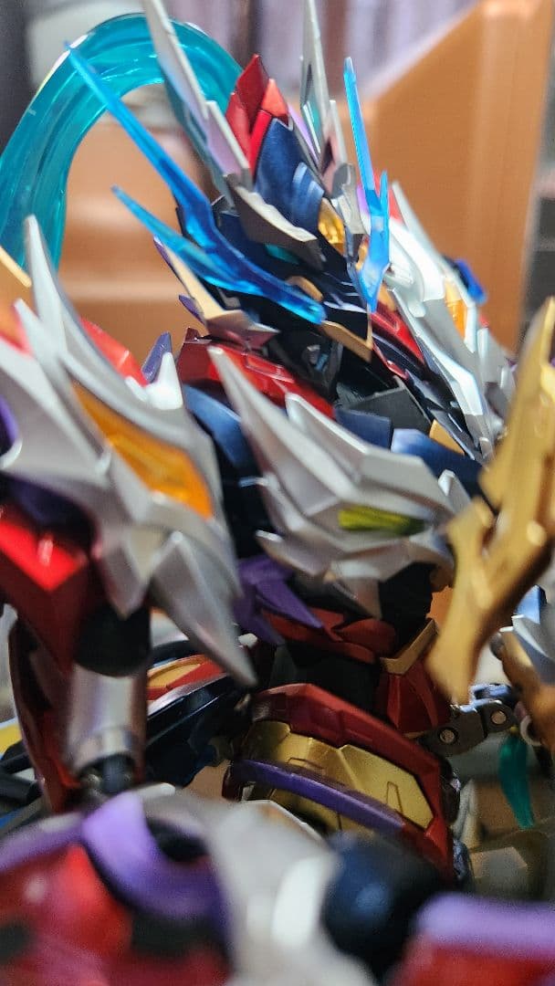 摩動核趙雲　全塗装完成品　呂布イメージ塗装