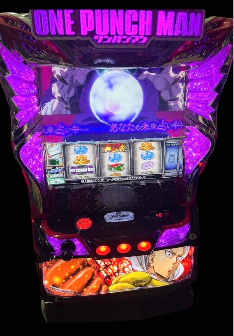 EXCITE Lワンパンマン　頼める便　パチスロ　実機　ユニット付き