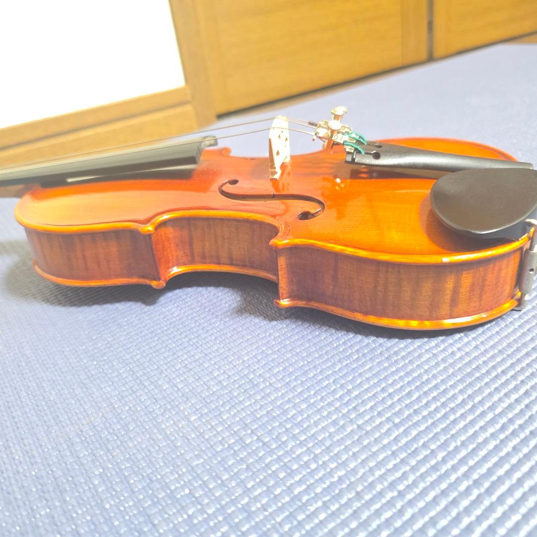 418】極虎艶杢　鈴木バイオリン No.300● 1/8 2001年製　虎杢
