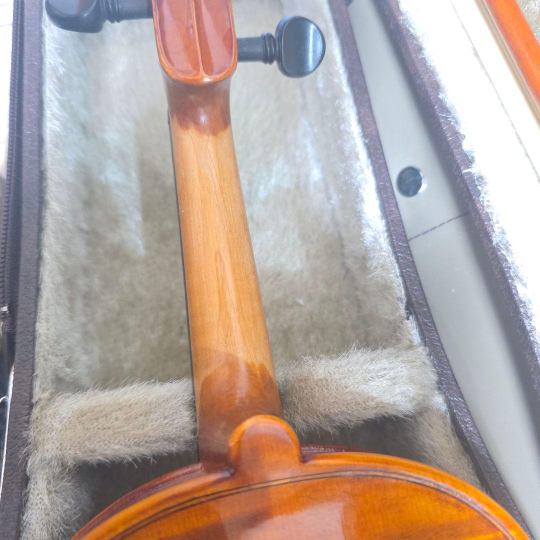 418】極虎艶杢　鈴木バイオリン No.300● 1/8 2001年製　虎杢