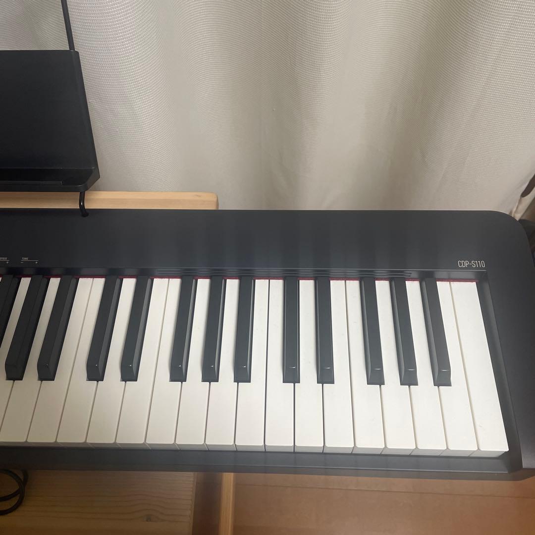 10/30までCASIO 電子ピアノ CDP-S110BK 88鍵盤⚠️説明欄必読