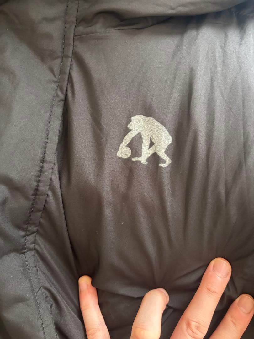 難あり！EGOZARU エゴザル ベンチコート Sサイズ 黒 防寒 アウター