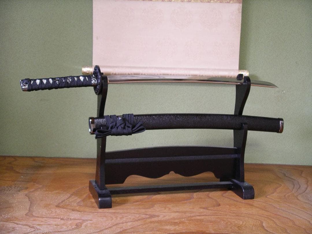 関の美術刀剣 黒石目 小刀(脇差) 模造刀 模擬刀 コスプレ衣装 仮装 日本製