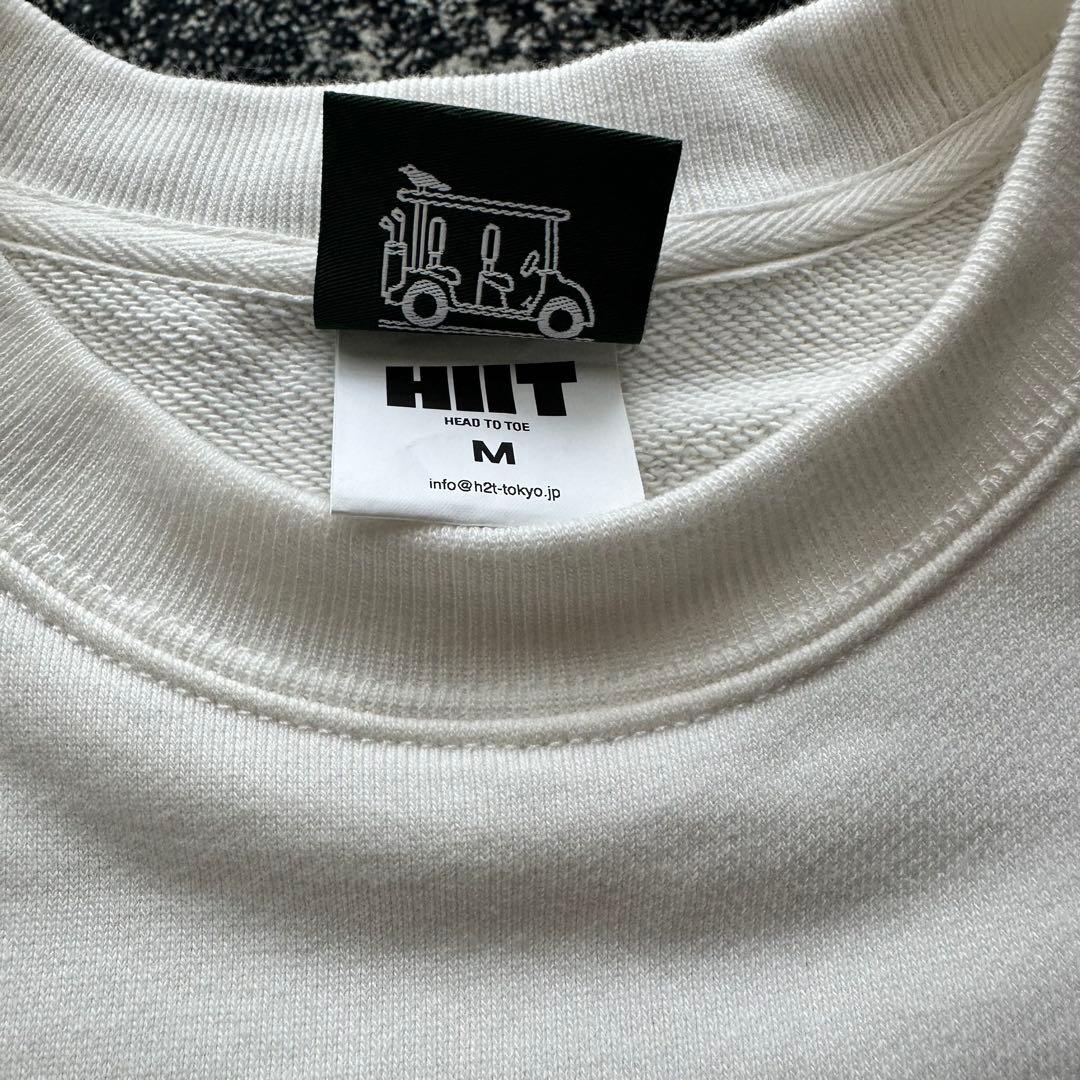 HIIT×clubhaus トレーナー白　Ｍサイズ