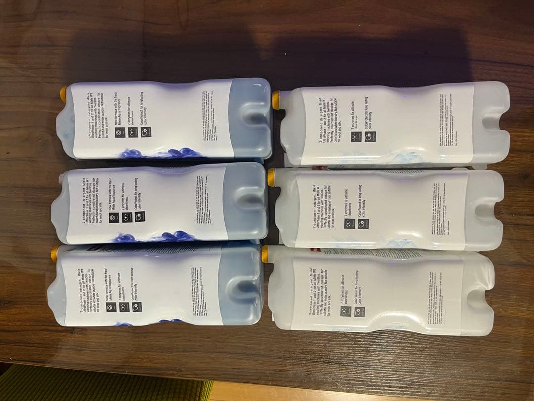 Miele UltraPhase 液体洗剤 6本