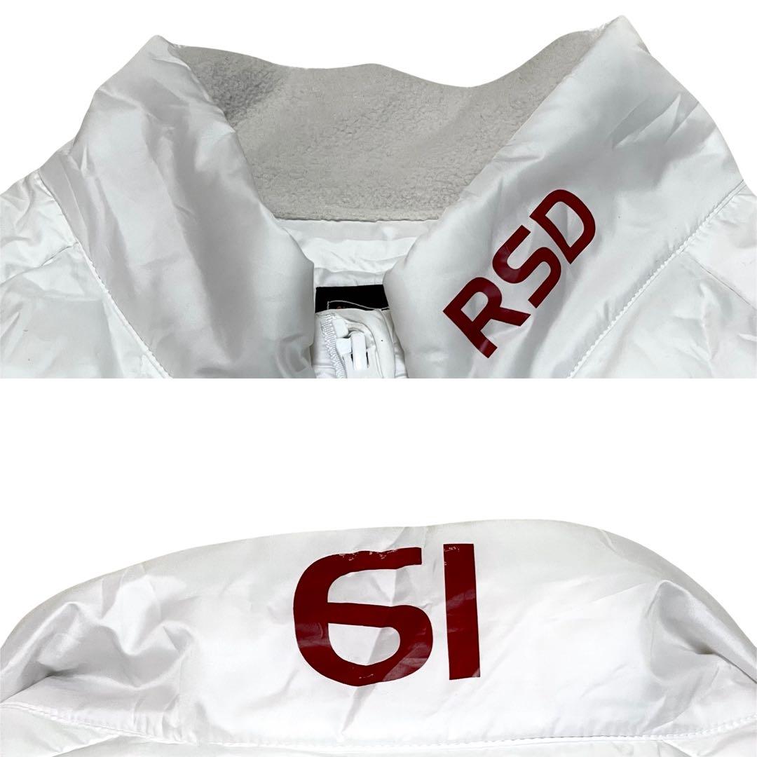 【Mサイズ】ラフアンドスウェル ダウンジャケット ホワイト ゴルフウェア メンズ