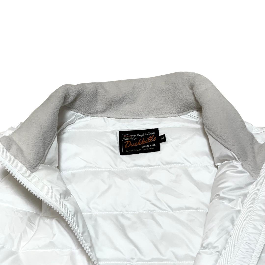 【Mサイズ】ラフアンドスウェル ダウンジャケット ホワイト ゴルフウェア メンズ
