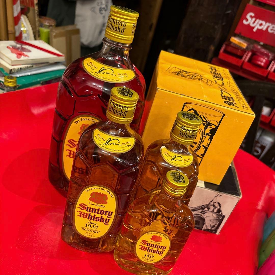 古酒 サントリー角亀甲&グラスSET 未使用品