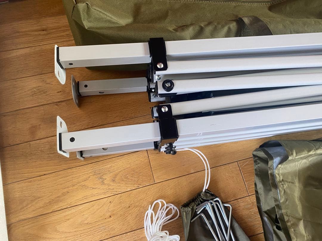 か*げ様 1回のみ DCM ワンアクションタープ カーキ 300 200