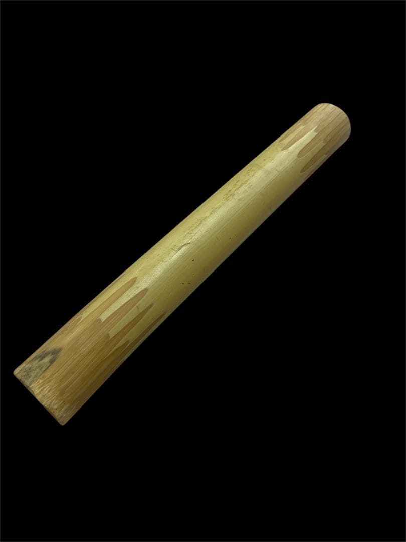 銘 法心 大池寺 瑞拓 竹茶杓 木箱専用ケース付き 茶道具