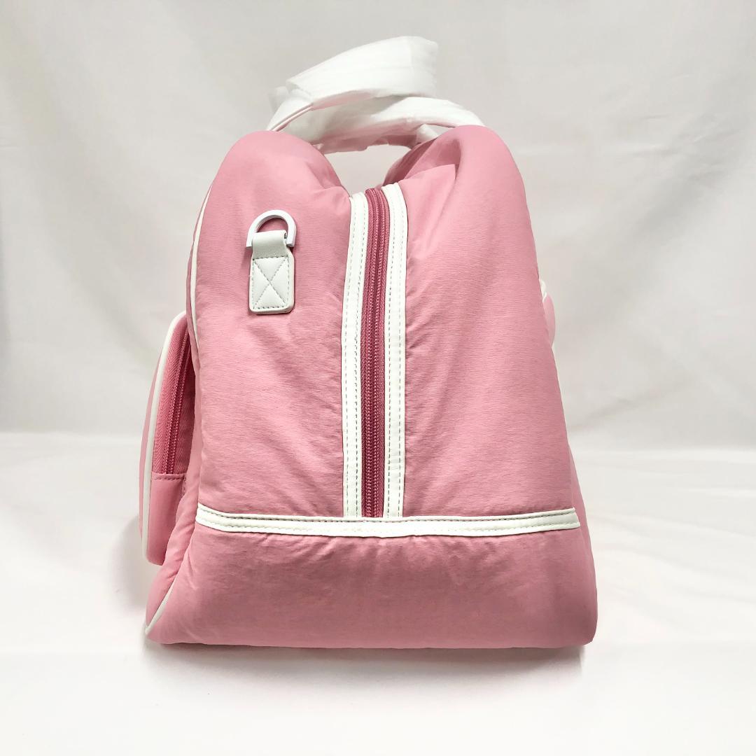 ○★訳有り新品未使用　WAAC (ワック)　中綿タフタボストンバッグ　ピンク