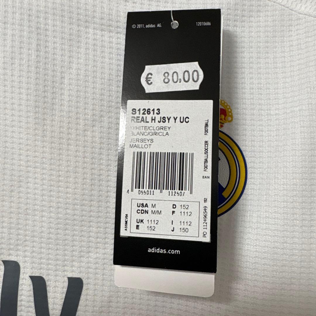 adidas Real Madrid ホワイトシャツ