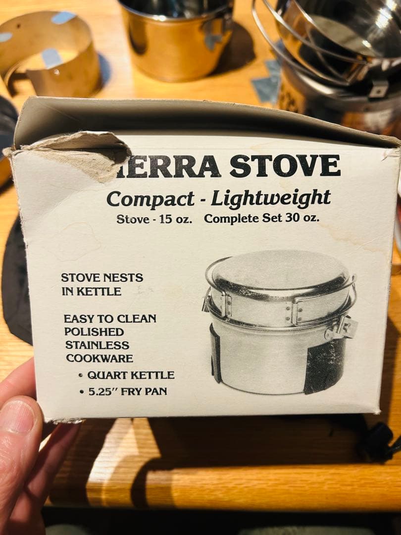 SIERRA STOVE クッカーセット 箱付き　動作確認済