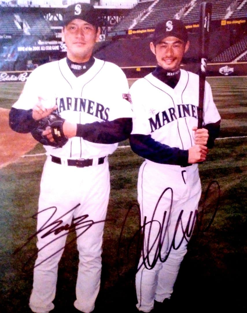 イチロー 直筆サイン シアトル・マリナーズ