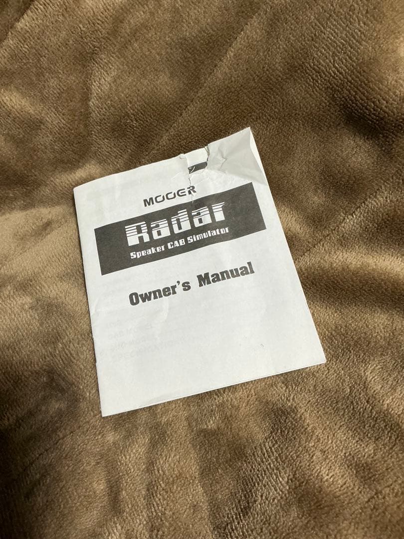 Mooer Radar スピーカーキャビネットシミュレーター