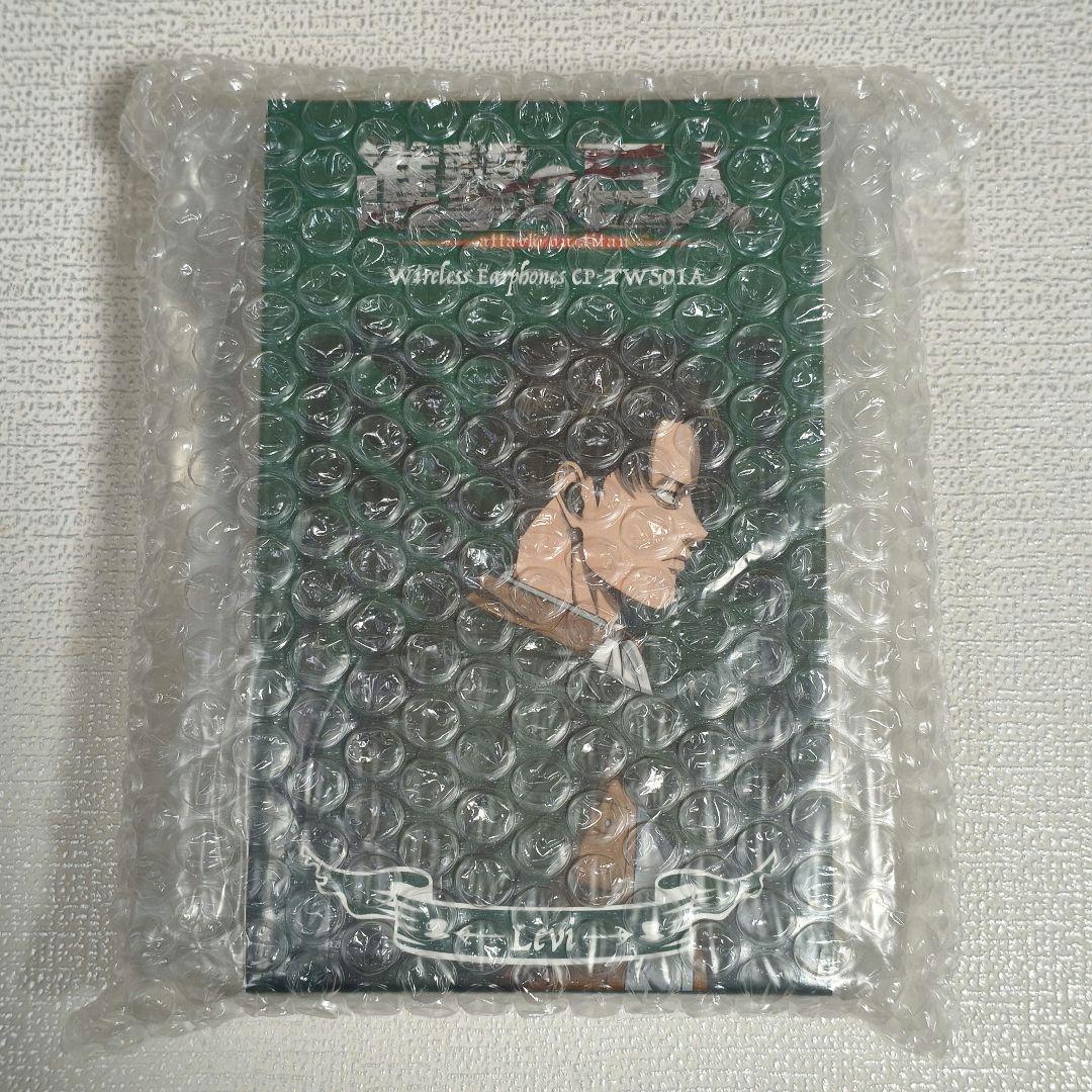 進撃の巨人 リヴァイ ワイヤレスイヤフォン ONKYO 特典ポストカード付き