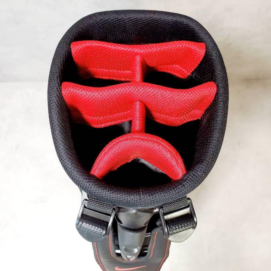 【美品】NIKE ナイキ キャディバッグ ゴルフバッグ ゴルフ用品 ブラック