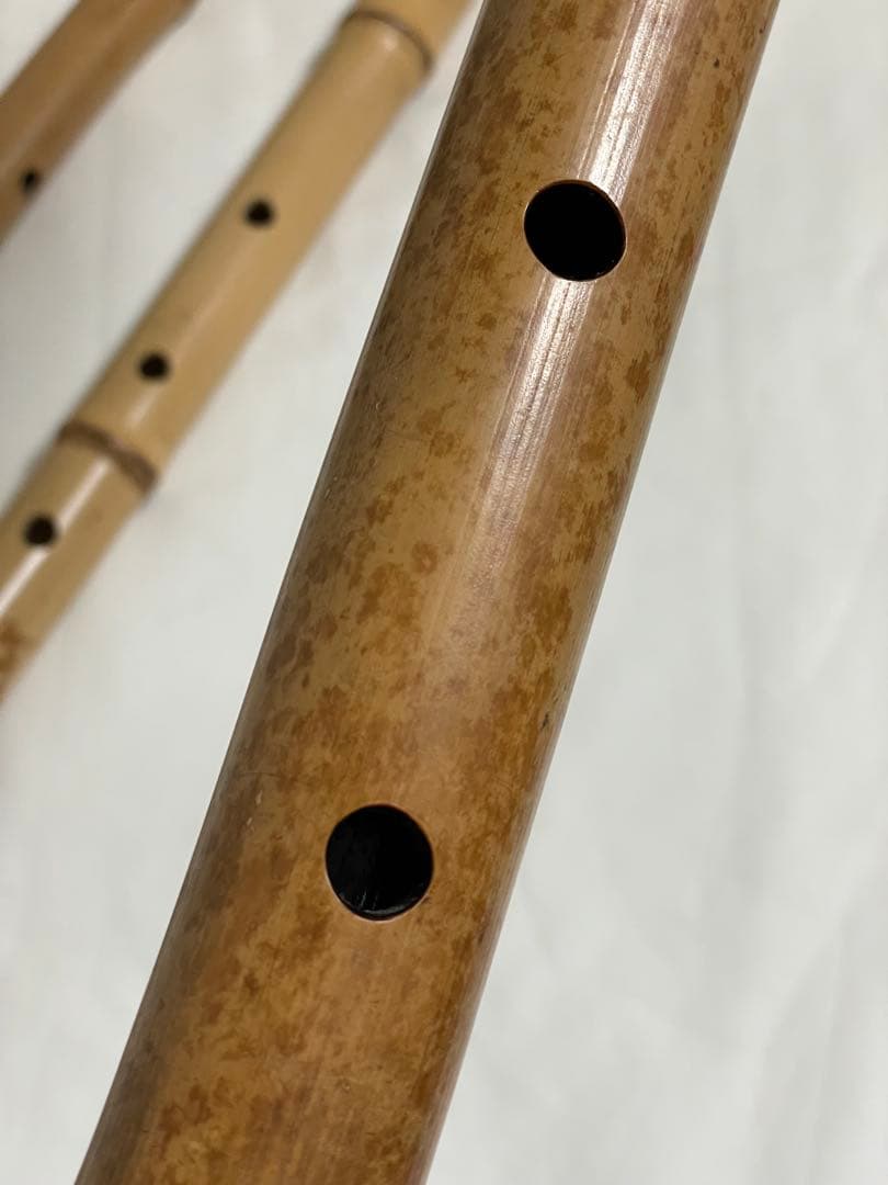 【3管】地無し尺八 セット売り