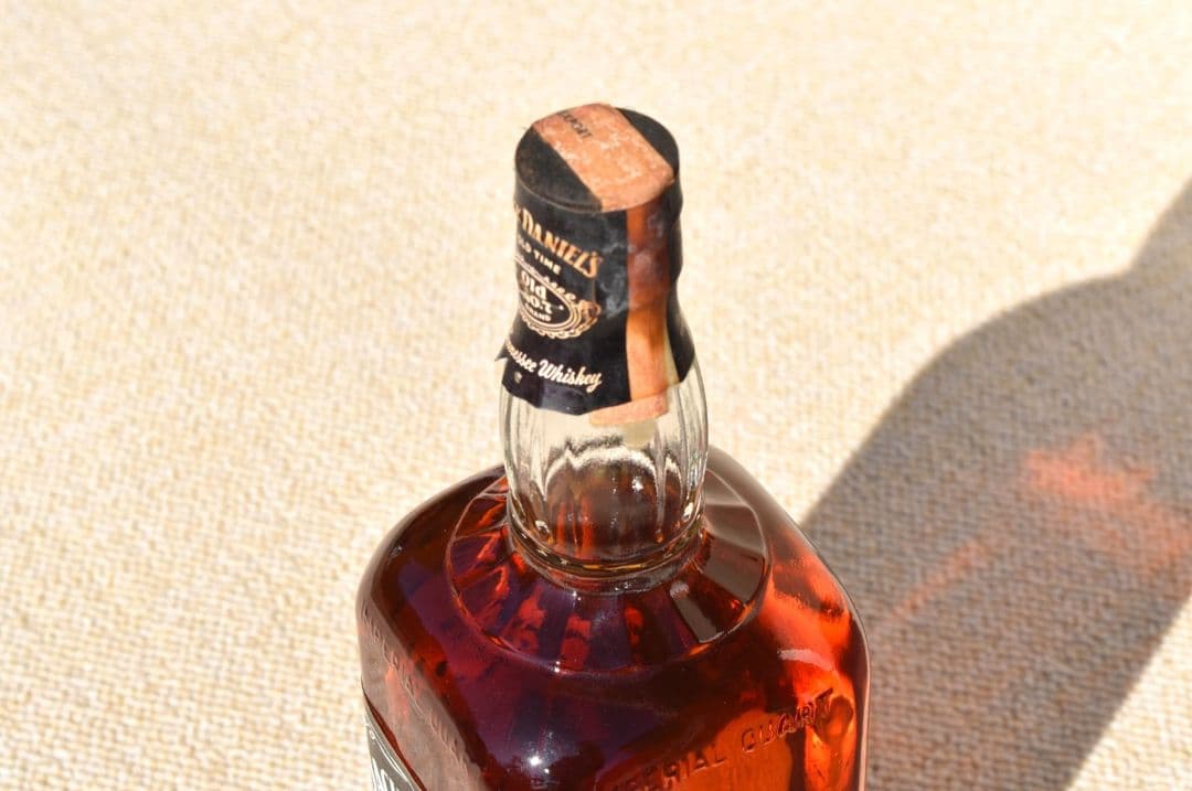 希少！■ ジャックダニエル 旧ボトル IMPERIAL QUART 赤紙封印 ■