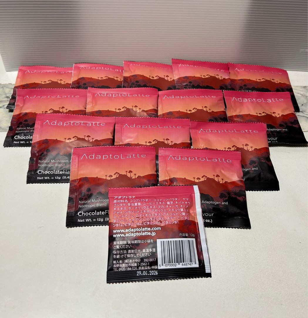 アダプトラテ AdaptoLatte マッシュルームコーヒー小袋15袋☆