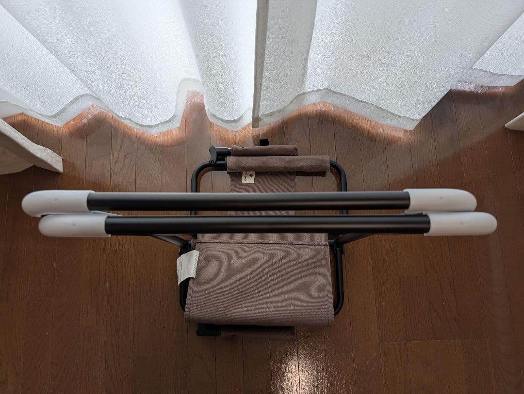 【室内保管 未使用】 peak FDチェア グレー 脚キャップ付