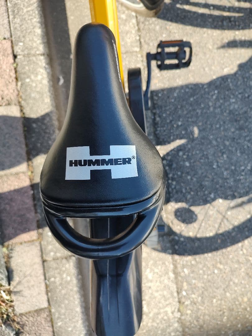 HUMMER子供用自転車 キッズバイク 前カゴ付（小1〜小2使用）20インチ前後