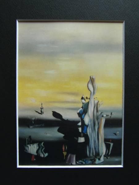 イヴ・タンギー、不在の淑女、希少画集画、新品額装付