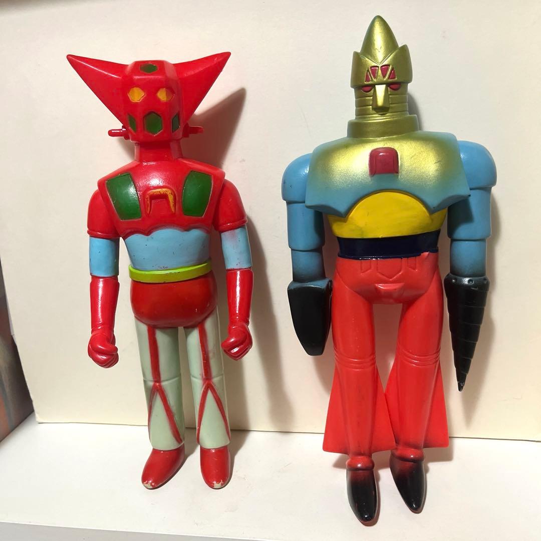無版権 ゲッターロボ ゲッター1 パチソフビ フィギュア 当時物