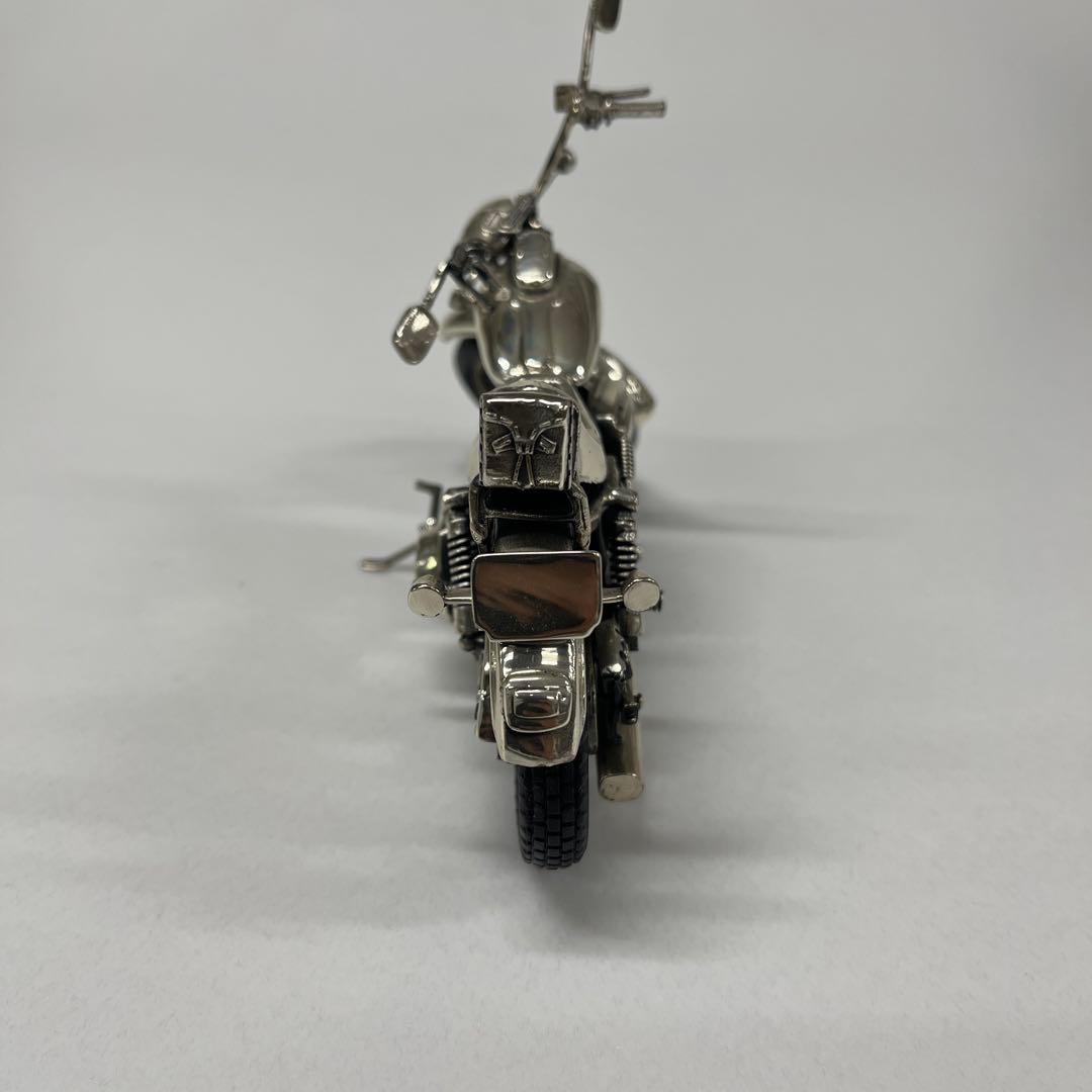 純銀　ハーレー　置物